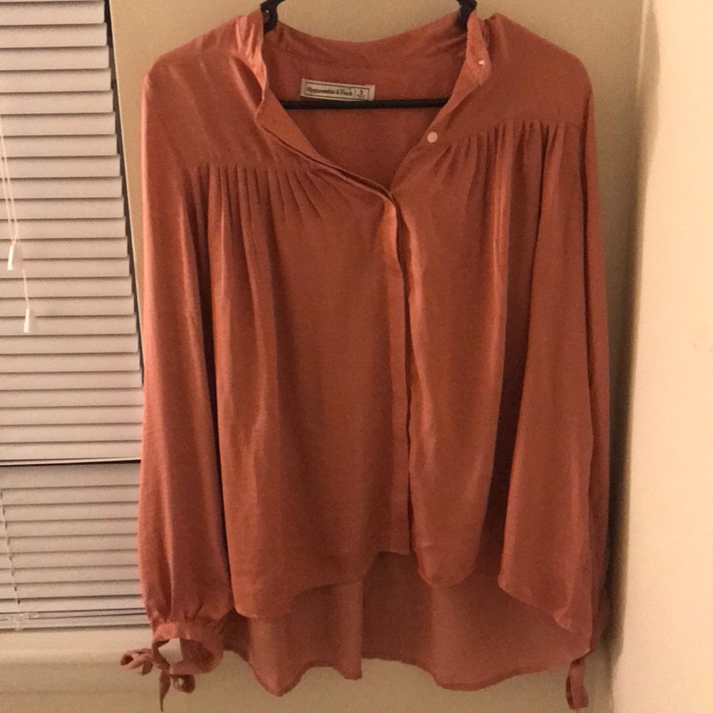 Satin, Rose Pink Blouse